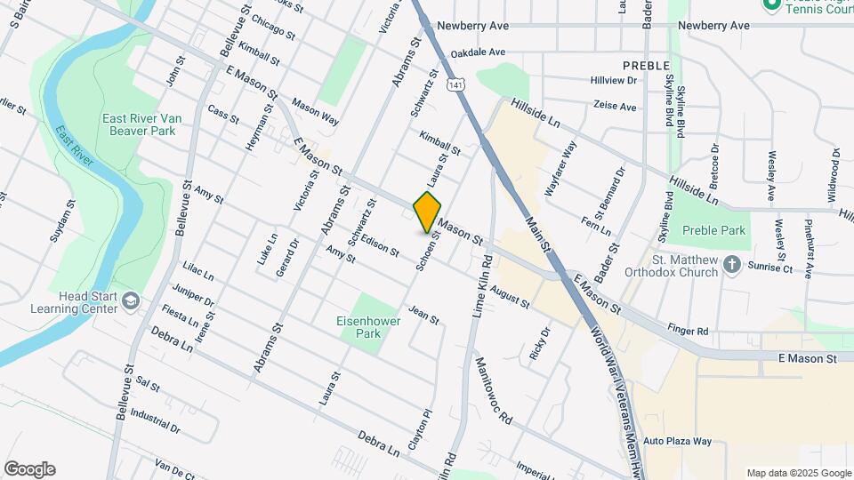 730 Schoen St Map and Location Details