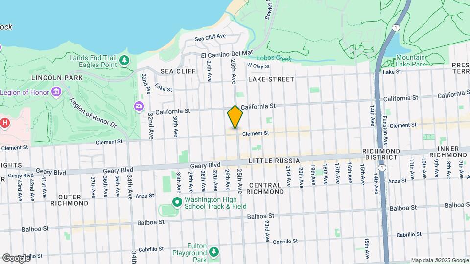 395 25th Ave Mapa y Detalles de la Ubicación