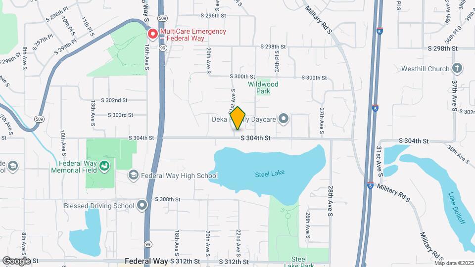 2104 S 304th St Mapa y Detalles de la Ubicación
