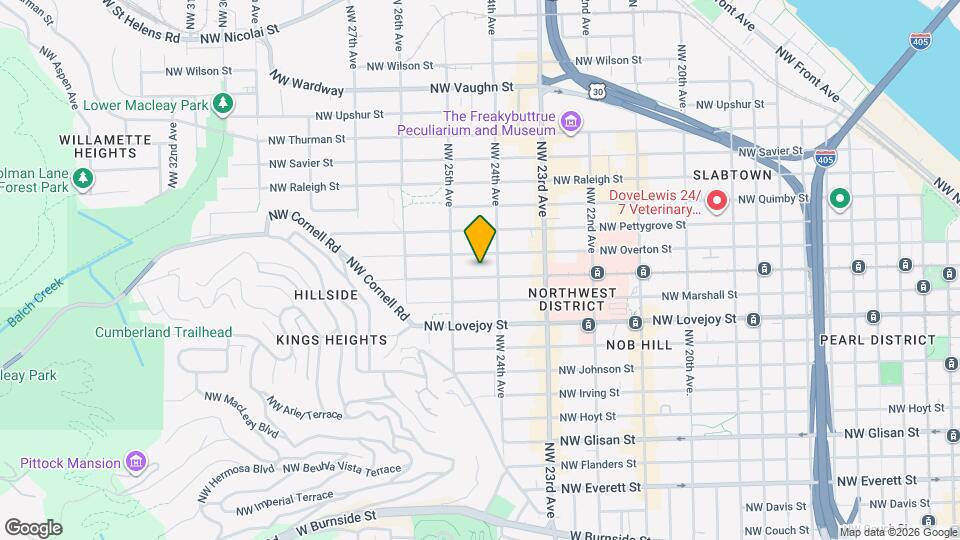 2433-2435 NW Northrup St Map and Location Details