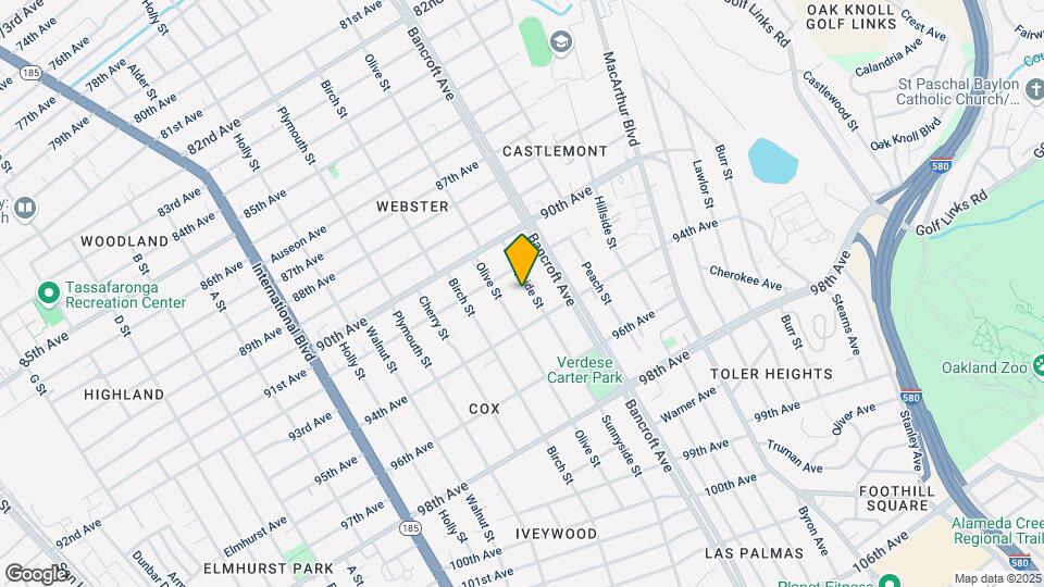 9231 Sunnyside St Map and Location Details