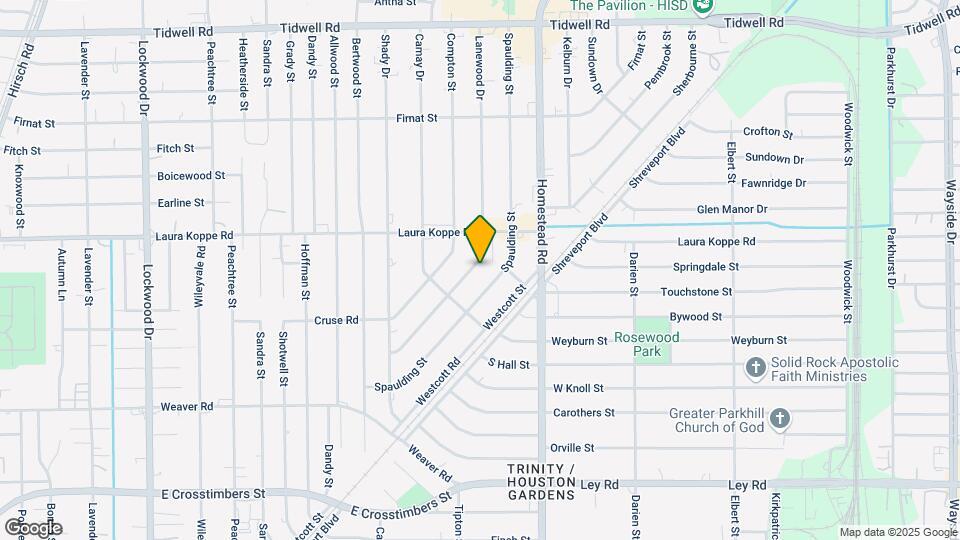 8704 Lanewood Dr-Unit -A Map and Location Details