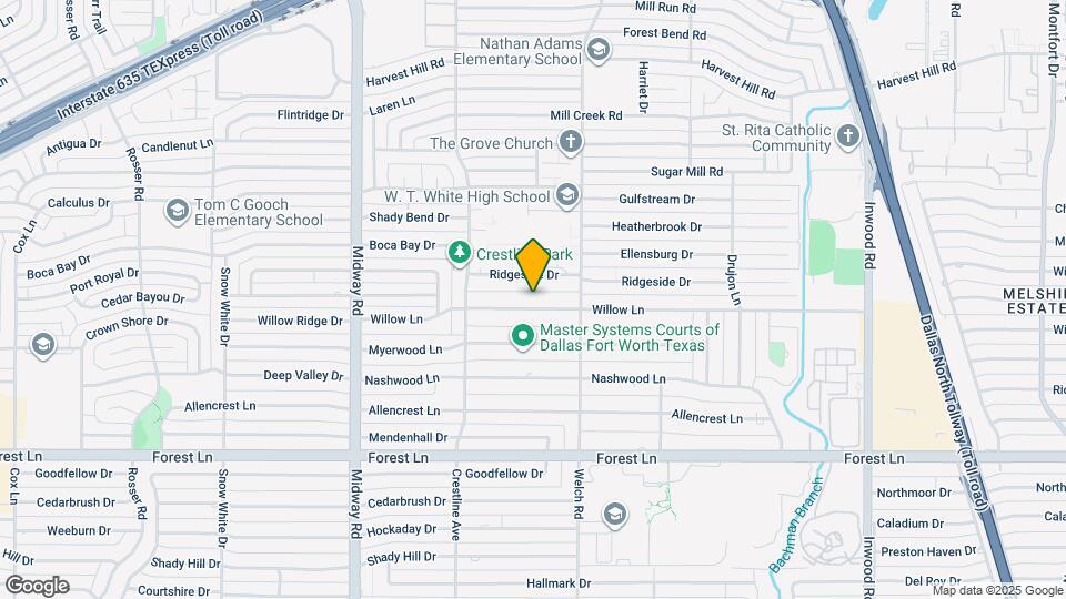 4507 Willow Ln Map and Location Details