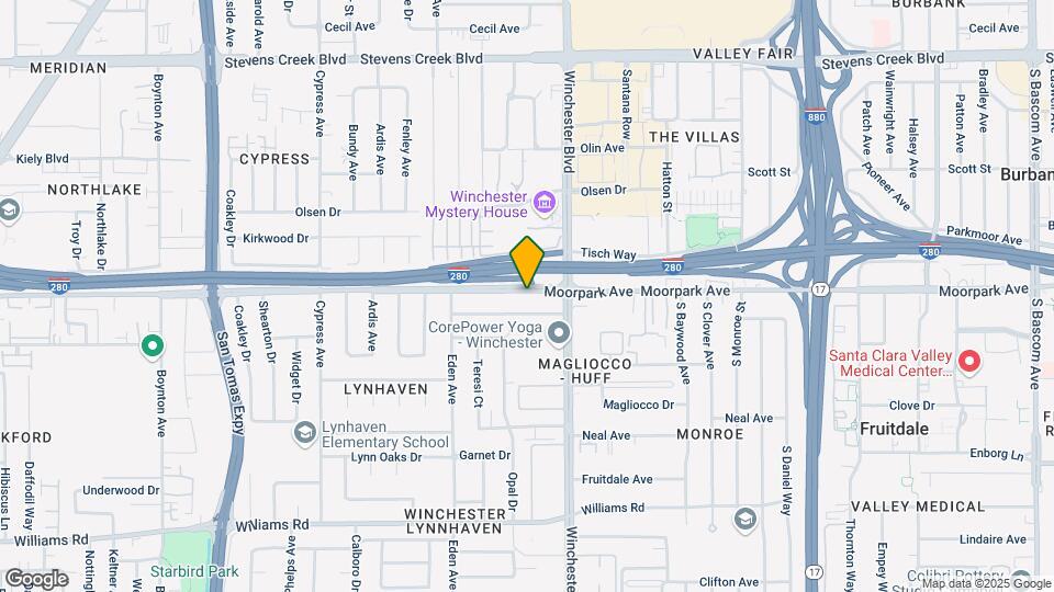 3158 Moorpark Ave Mapa y Detalles de la Ubicación