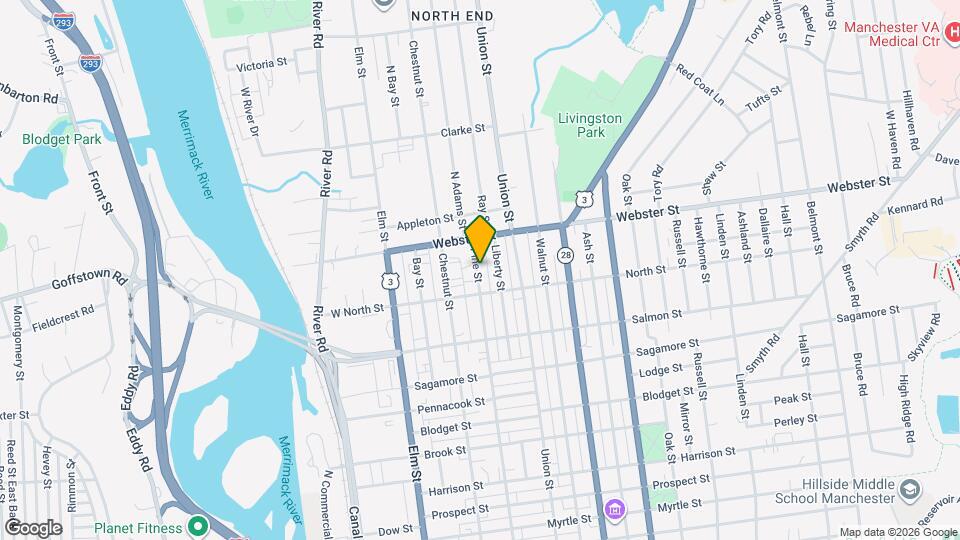 735 Pine St, Unit 2s Mapa y Detalles de la Ubicación
