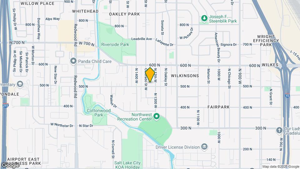 1330 W 500 N Map and Location Details