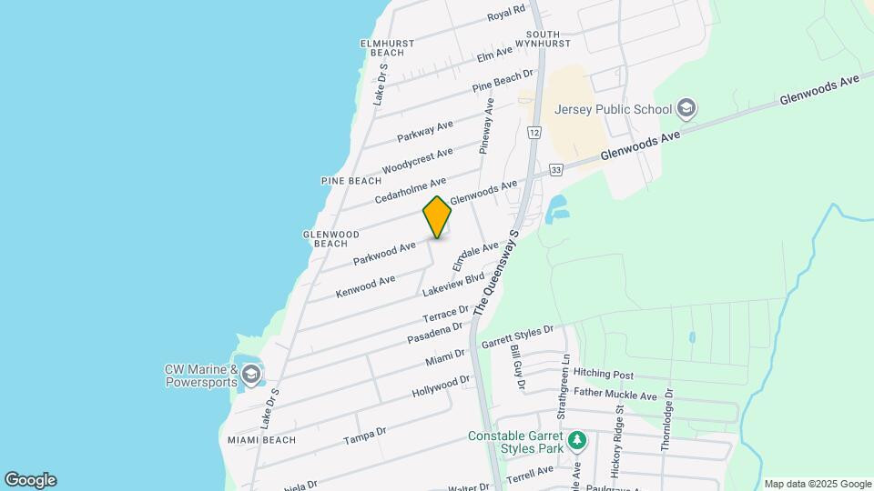 257 Parkwood Ave Map and Location Details