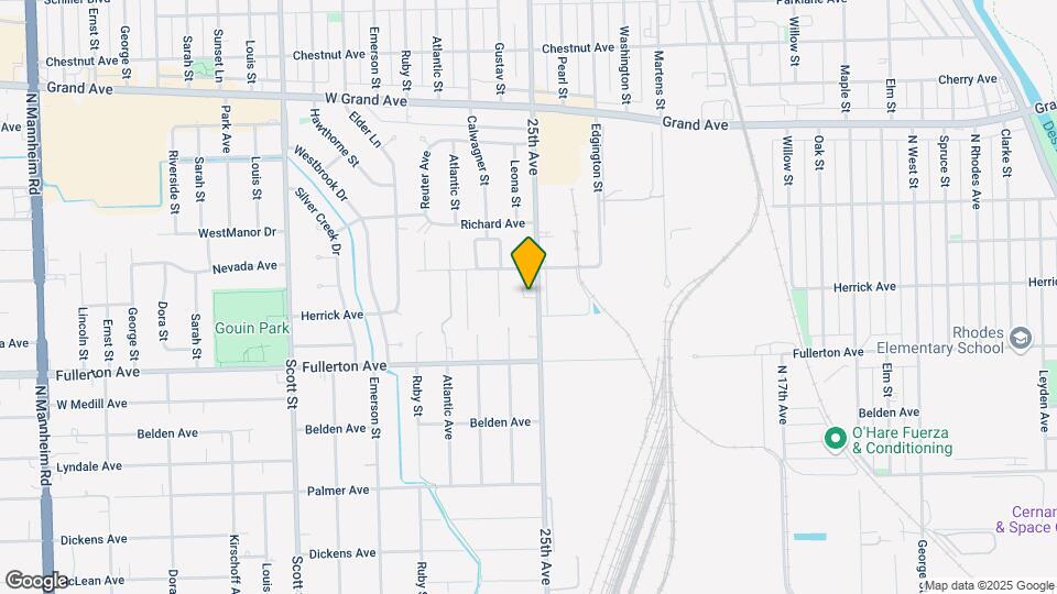 2430 Rose St Map and Location Details