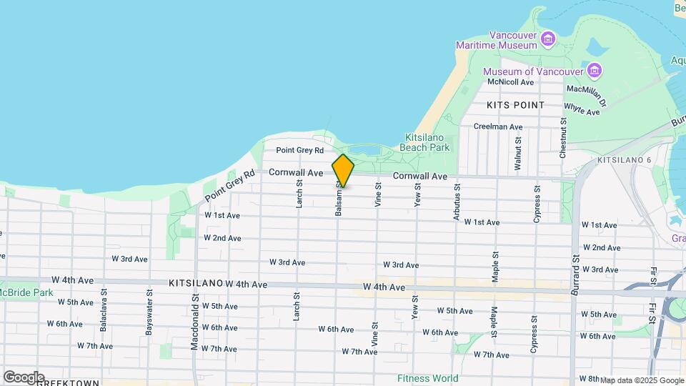 1536 Balsam St Map and Location Details