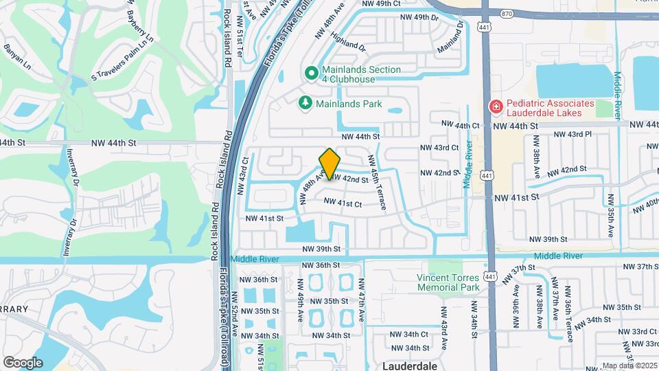 4781 NW 41st Pl Map and Location Details