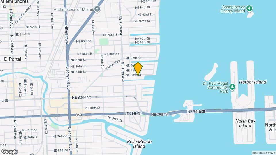 1100 NE 84th St Map and Location Details