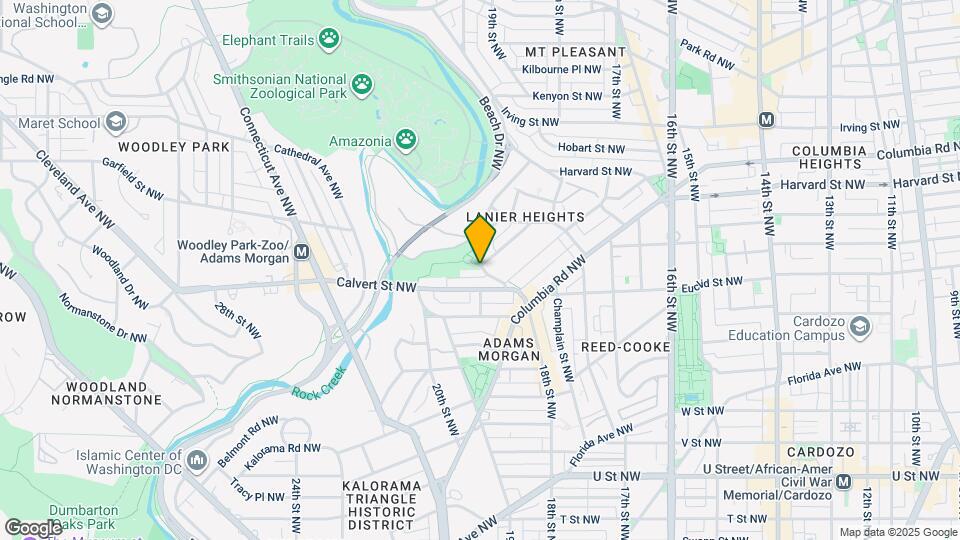 2630 Adams Mill Rd NW-Unit -Unit 106 Map and Location Details