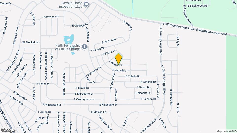 836 E Weldon Ct Mapa y Detalles de la Ubicación