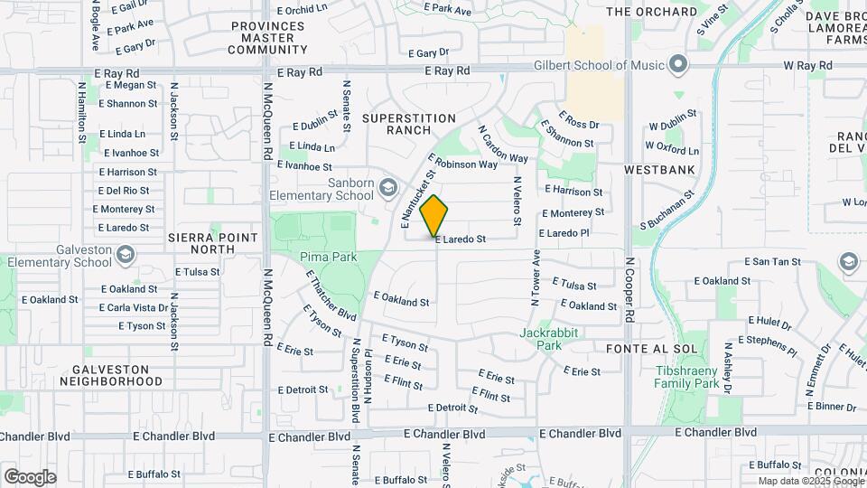 1459 E Laredo St Map and Location Details