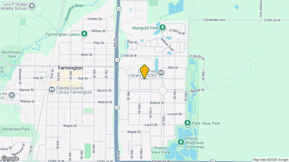 1008 Oak St Map and Location Details