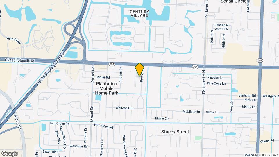 1883 Breezy Ln Map and Location Details