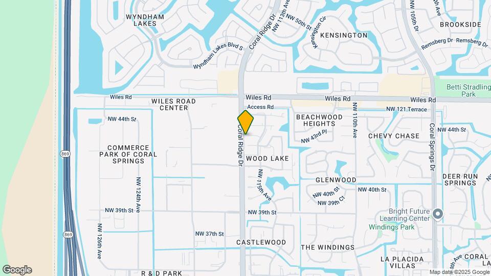 11592 NW 43rd Ct Map and Location Details