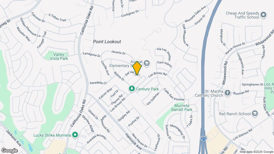 39542 Del Val Dr Map and Location Details