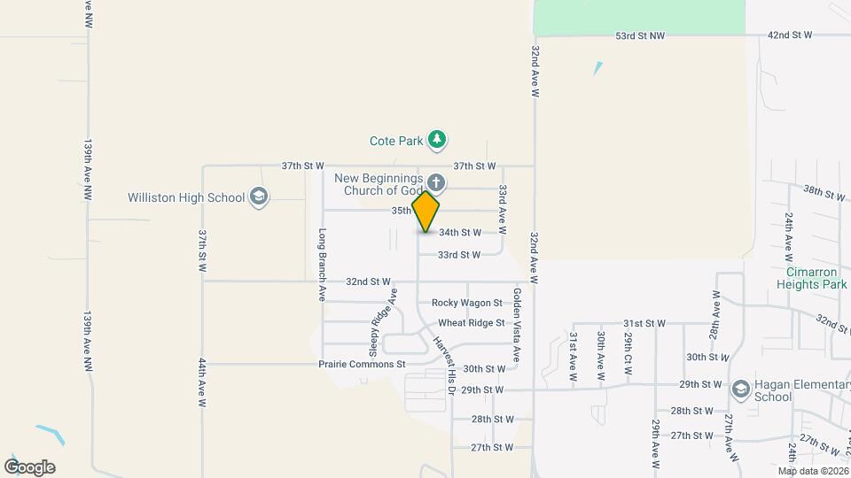 3425 34th St W Map and Location Details