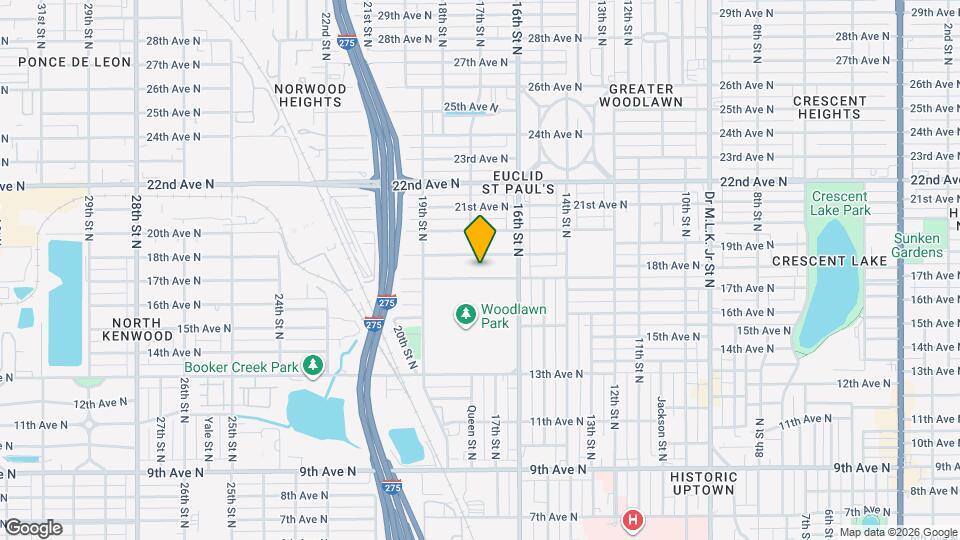 1665 17th Ave N Map and Location Details