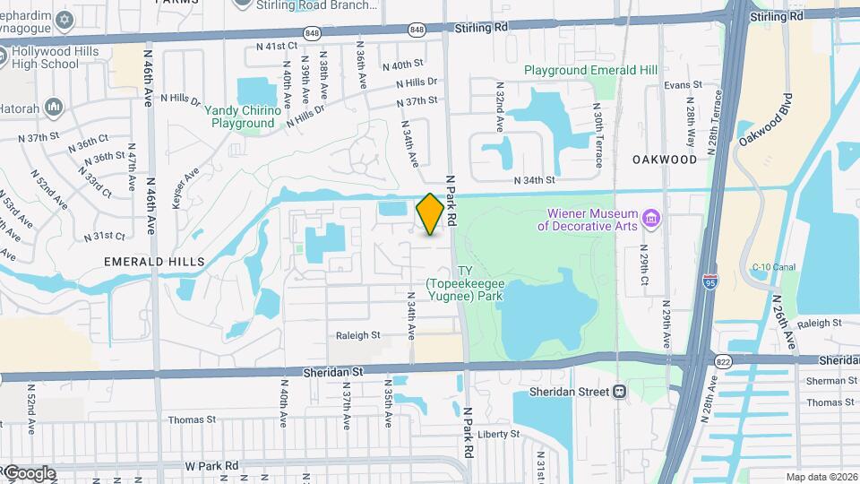 3333 Oak Dr Mapa y Detalles de la Ubicación