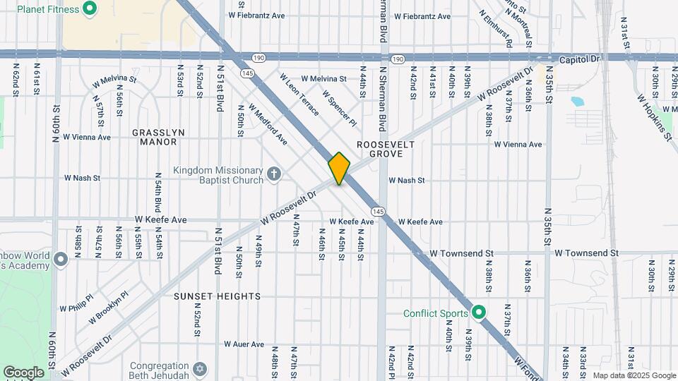 4518 W Medford Ave Mapa y Detalles de la Ubicación