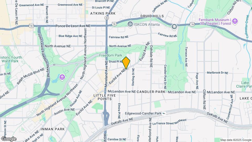 1287 Euclid Ave NE Map and Location Details