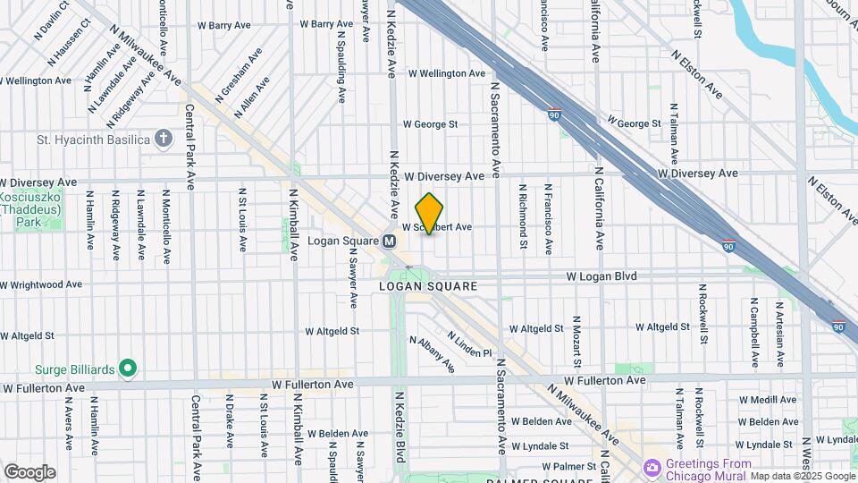2633 N Troy St Map and Location Details