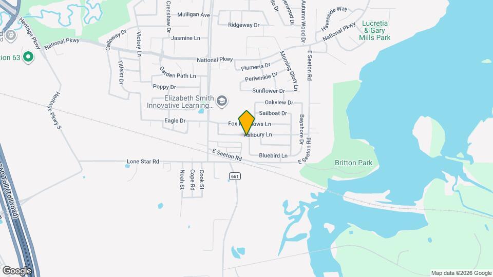 4512 Ashbury Ln Mapa y Detalles de la Ubicación