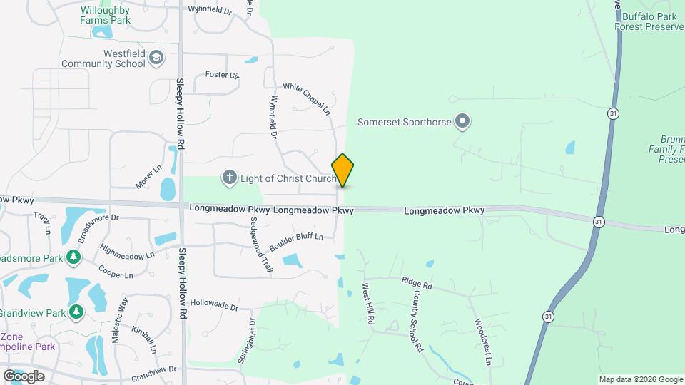 1260 White Chapel Ln Map and Location Details