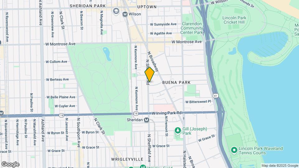 4145 N Sheridan Rd, Unit 3W Map and Location Details