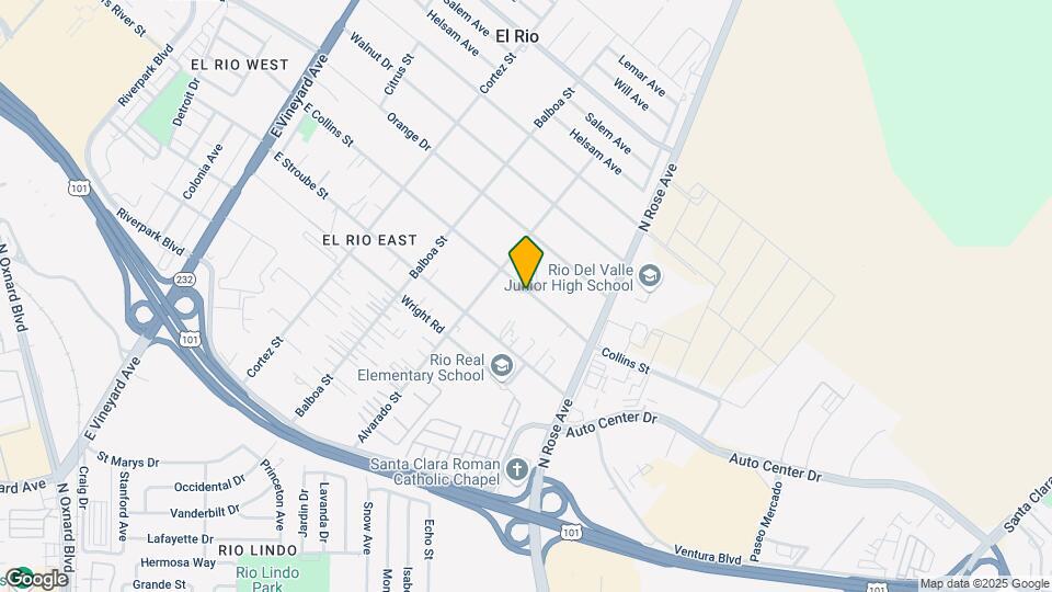 1028 E Collins Mapa y Detalles de la Ubicación