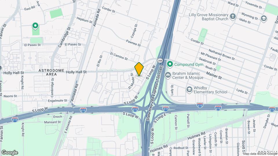 2856 Holly Hall St Map and Location Details