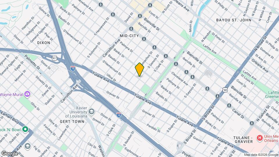 431 S Genois St Mapa y Detalles de la Ubicación