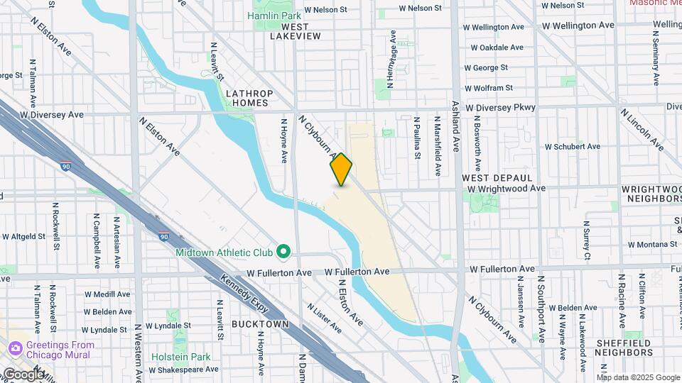 2614 N Clybourn Ave Map and Location Details