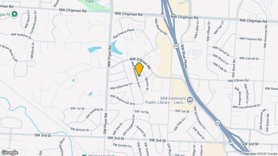 305 NW Shamrock Ave Map and Location Details