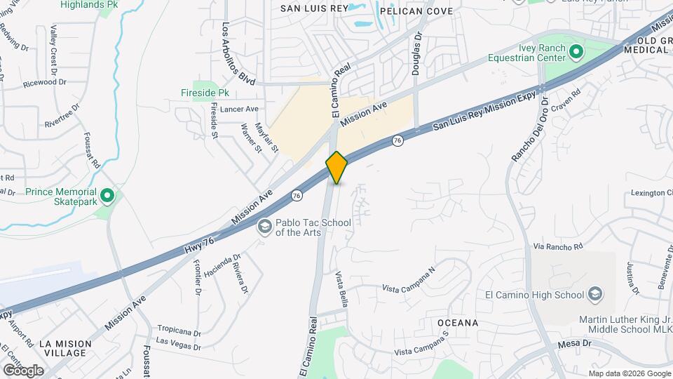 220 S El Camino Real Map and Location Details