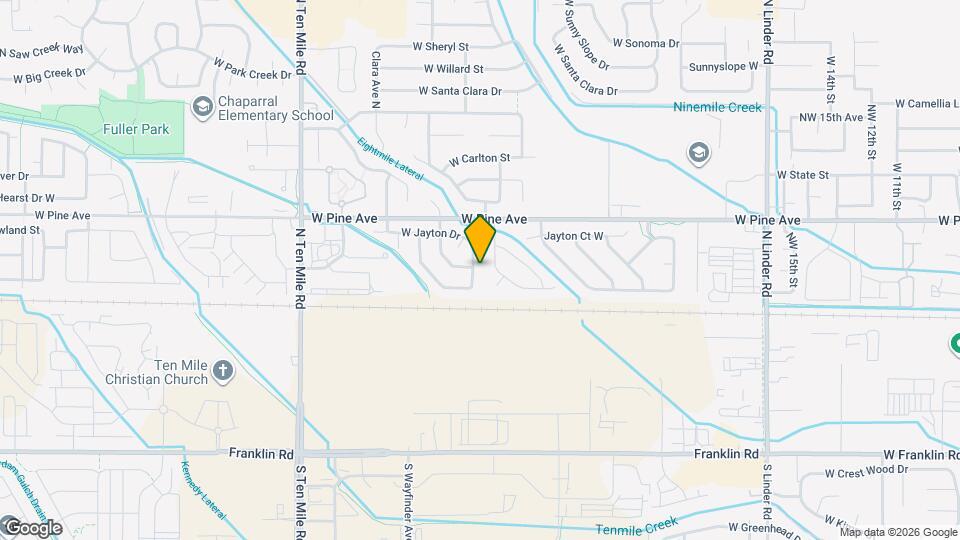 624 N Stucker Ave Map and Location Details