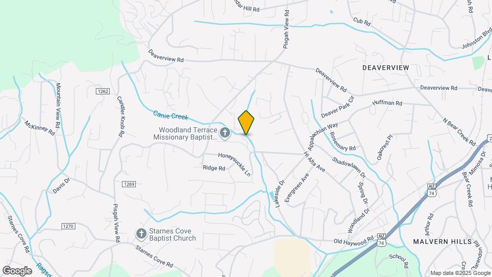 107 Owens Creek Rd Map and Location Details