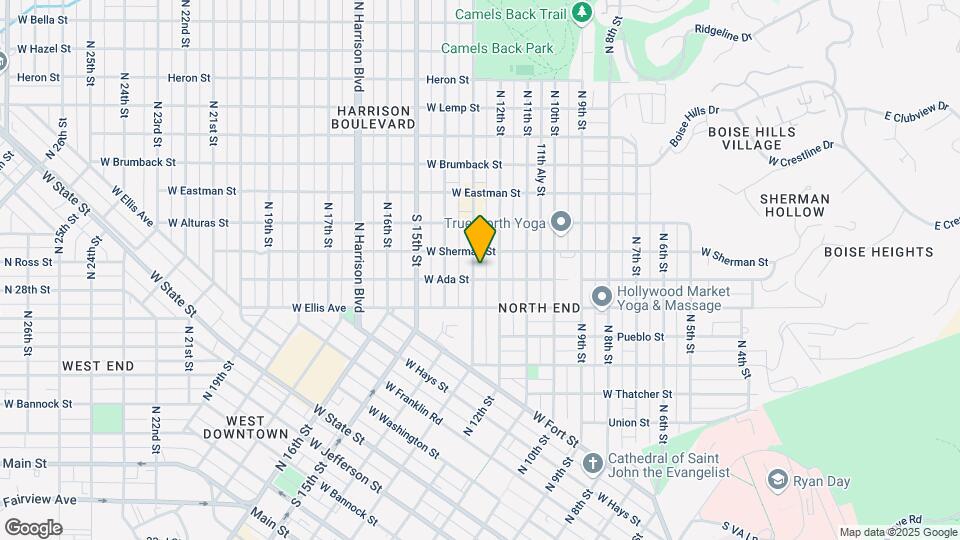 1304 N 13th St Map and Location Details