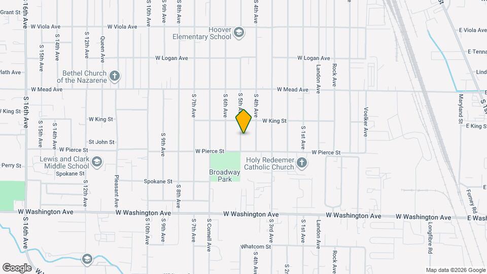 1611 S 5th Ave, Unit Duplex Mapa y Detalles de la Ubicación