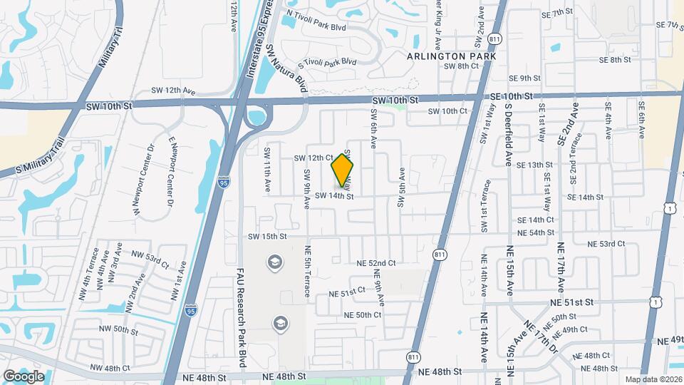 681 SW 14th St Map and Location Details