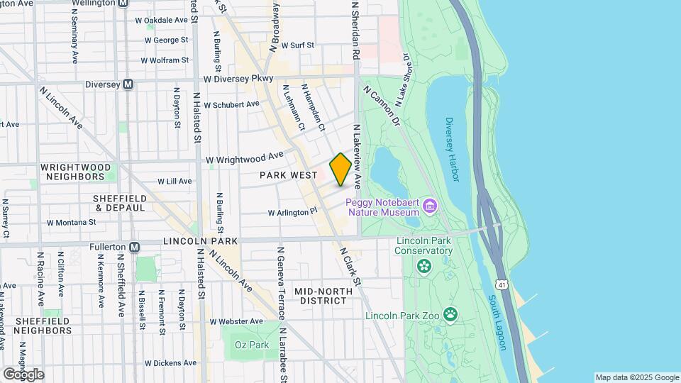 434 W Roslyn Pl, Unit 2 Map and Location Details