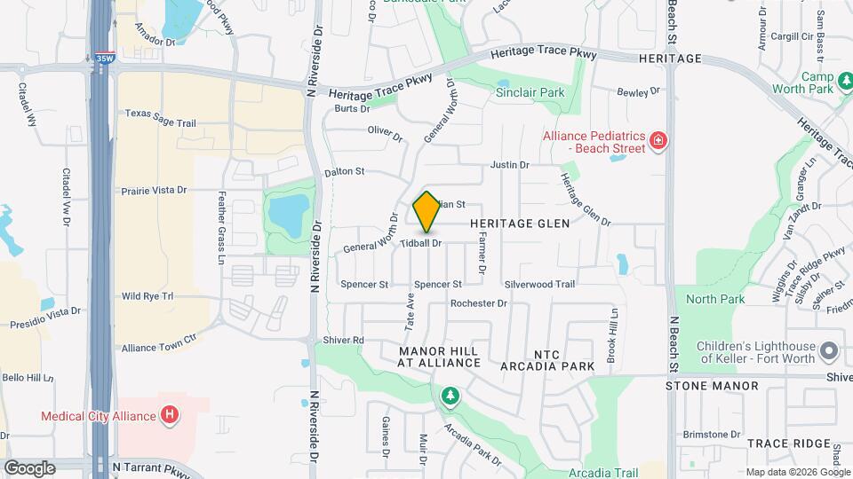 3833 Tidball Dr Map and Location Details