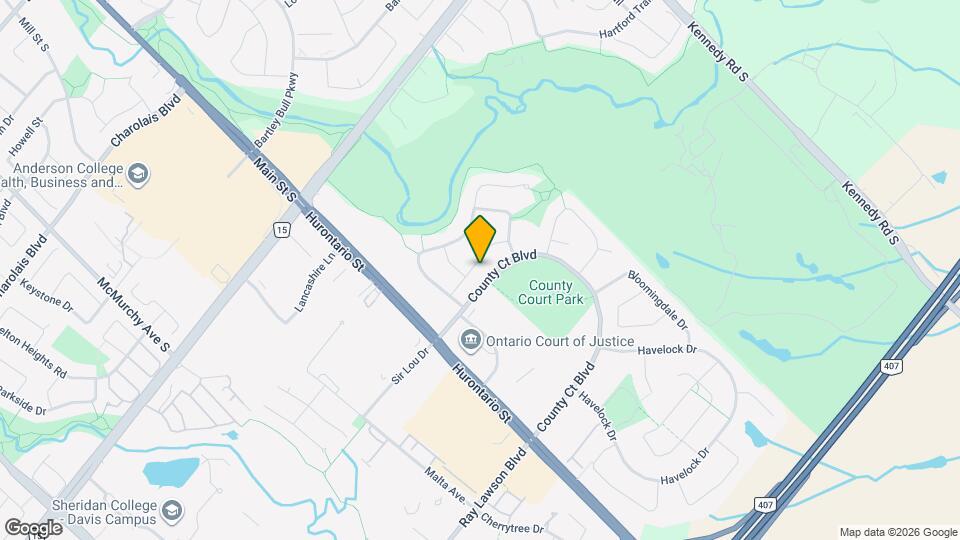 20 Inverary Dr Map and Location Details