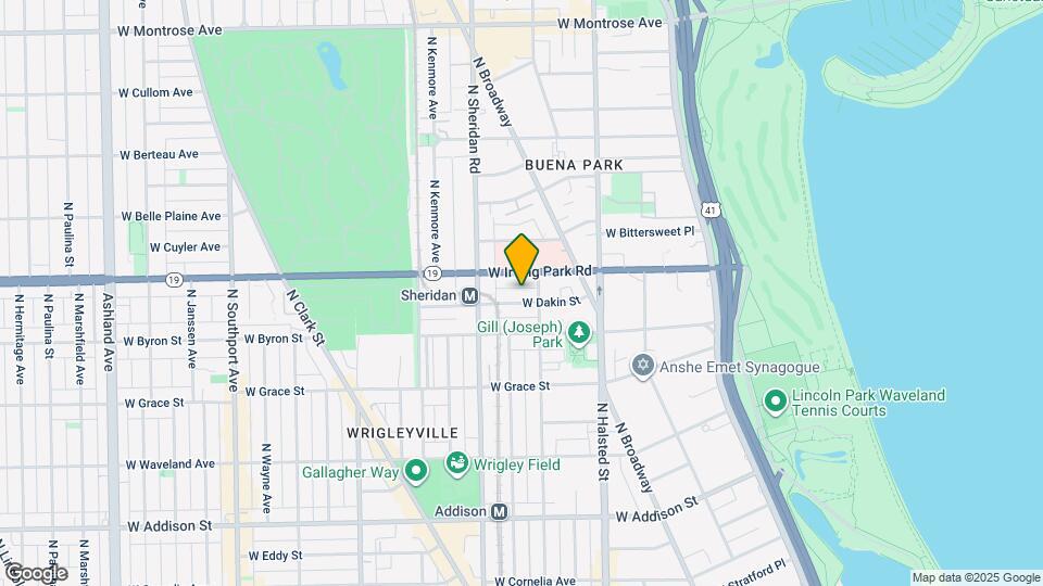 910 W Dakin St Map and Location Details
