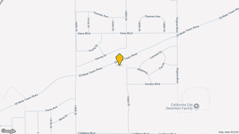 601 California City Blvd Map and Location Details
