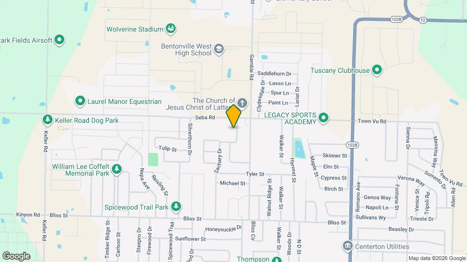 1005 Zachary Dr Map and Location Details