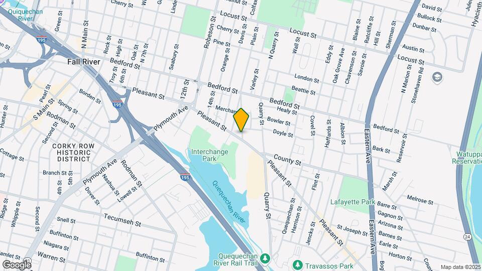 812 Pleasant St Map and Location Details