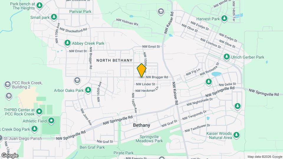 15930 NW Brugger Rd Mapa y Detalles de la Ubicación